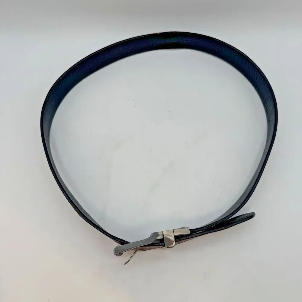 Levi Strauss & Co. Original Riveted Men's 34 Reversible Leather Belt Black Brown